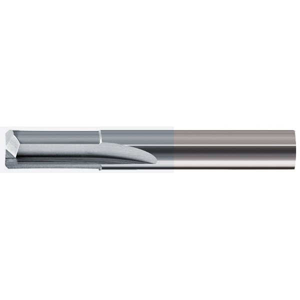 7/32x5/8x1/4x2-1/2 4FL Square Straight Flute Endmill, PowerC